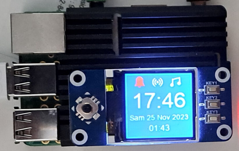 Radio réveil à base de Raspberry